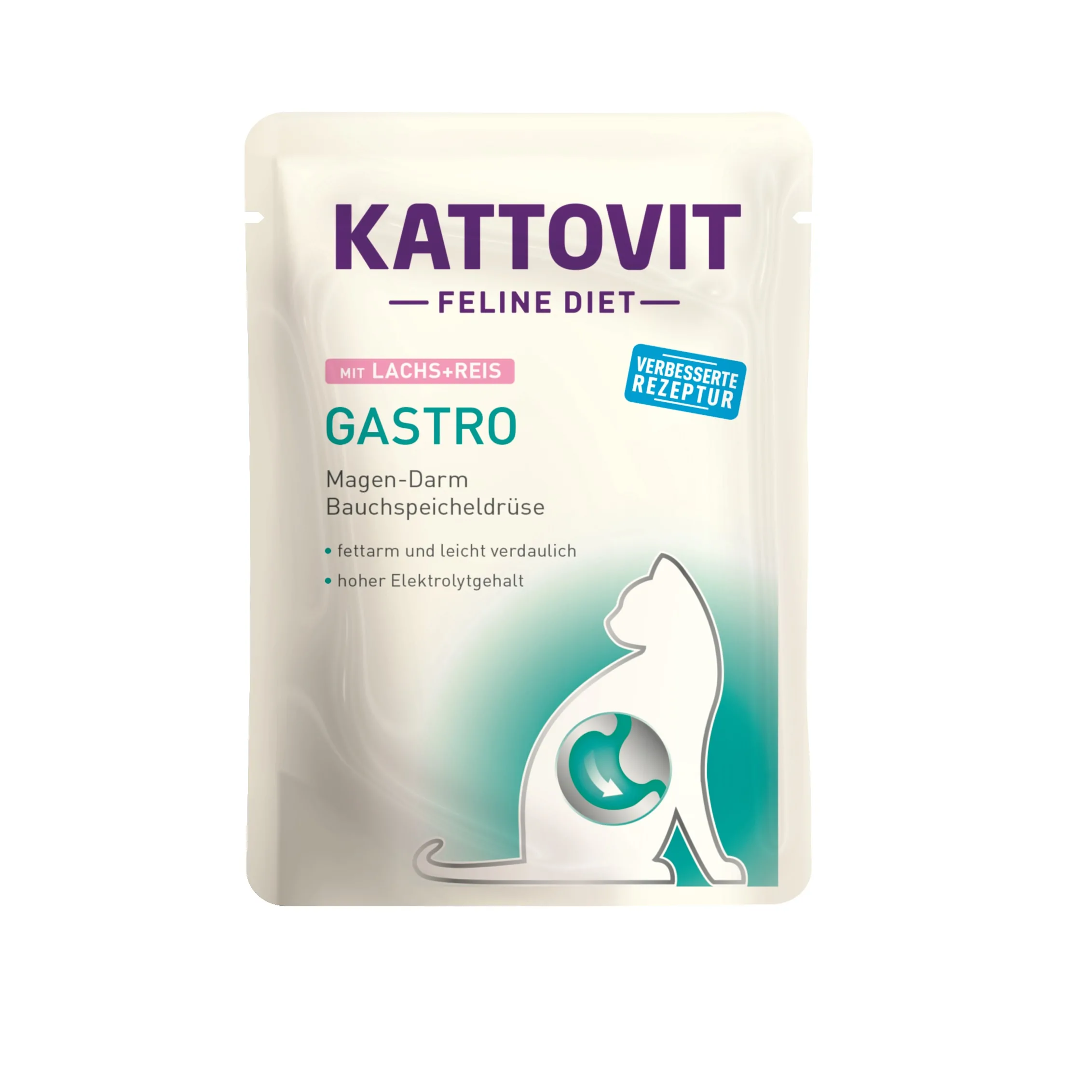 Kattovit Gastro - mit Lachs und Reis 85g