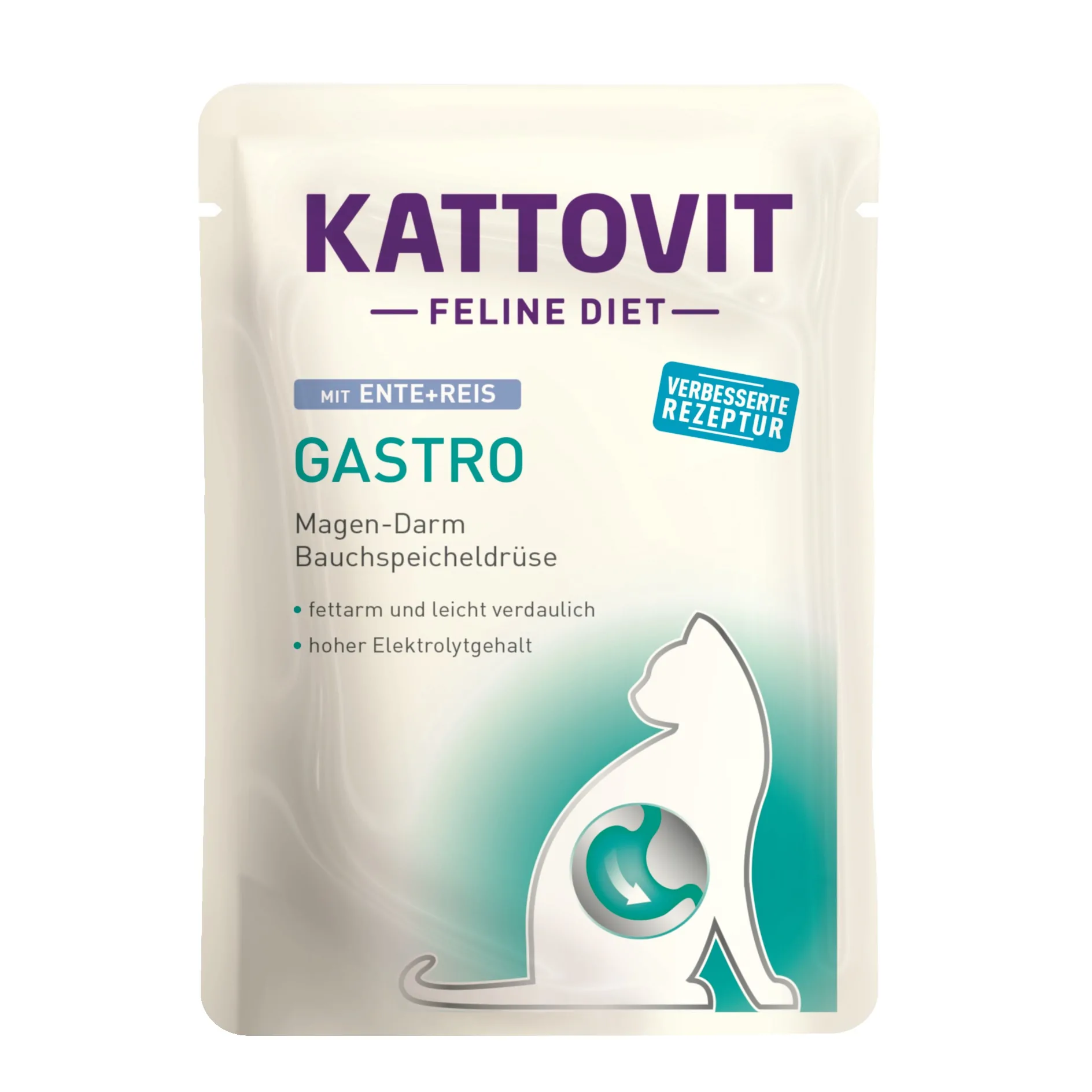 Kattovit Gastro - mit Ente + Reis 85g