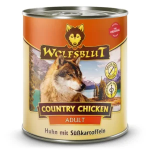 Wolfsblut Adult Country Chicken - Huhn mit Süßkartoffeln Dose - 800g