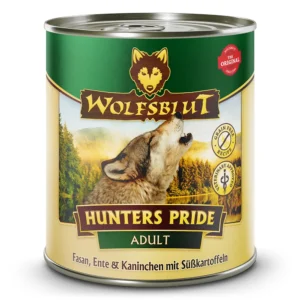 Wolfsblut Adult Hunters Pride - Fasan, Ente & Kaninchen mit Süßkartoffeln Dose - 800g