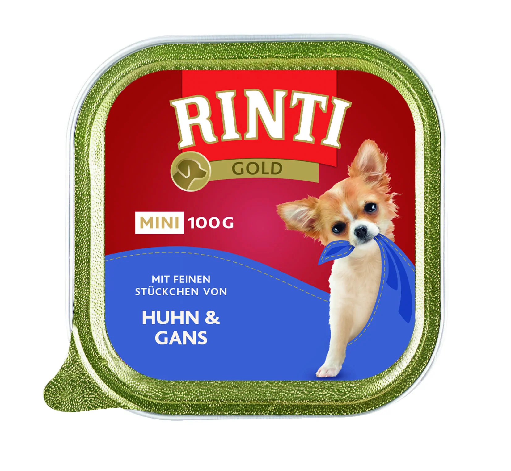 Rinti Gold Mini Huhn & Gans 100g - Schale