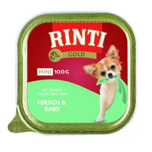 Rinti Gold Mini Hirsch & Rind 100g - Schale