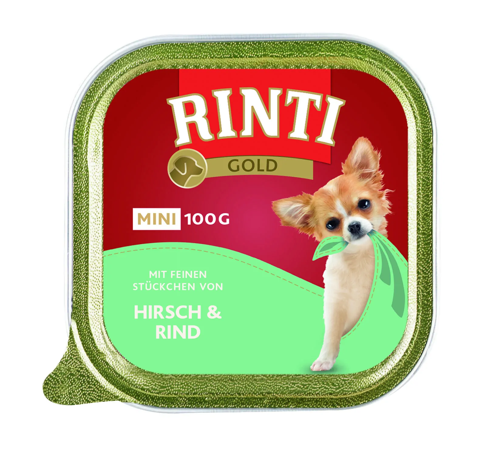 Rinti Gold Mini Hirsch & Rind 100g - Schale
