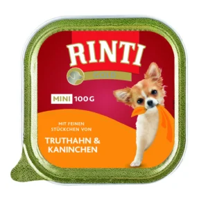 Rinti Gold Mini Truthahn & Kaninchen 100g - Schale