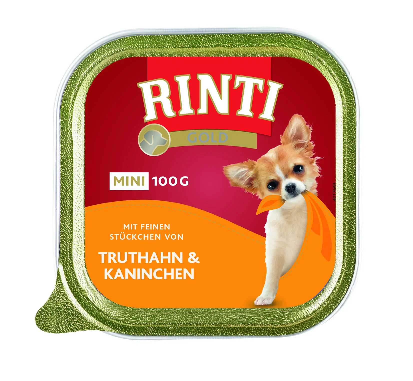 Rinti Gold Mini Truthahn & Kaninchen 100g - Schale