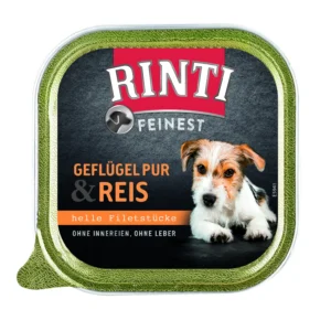 Rinti Feinest Geflügel pur & Reis 150g - Schale