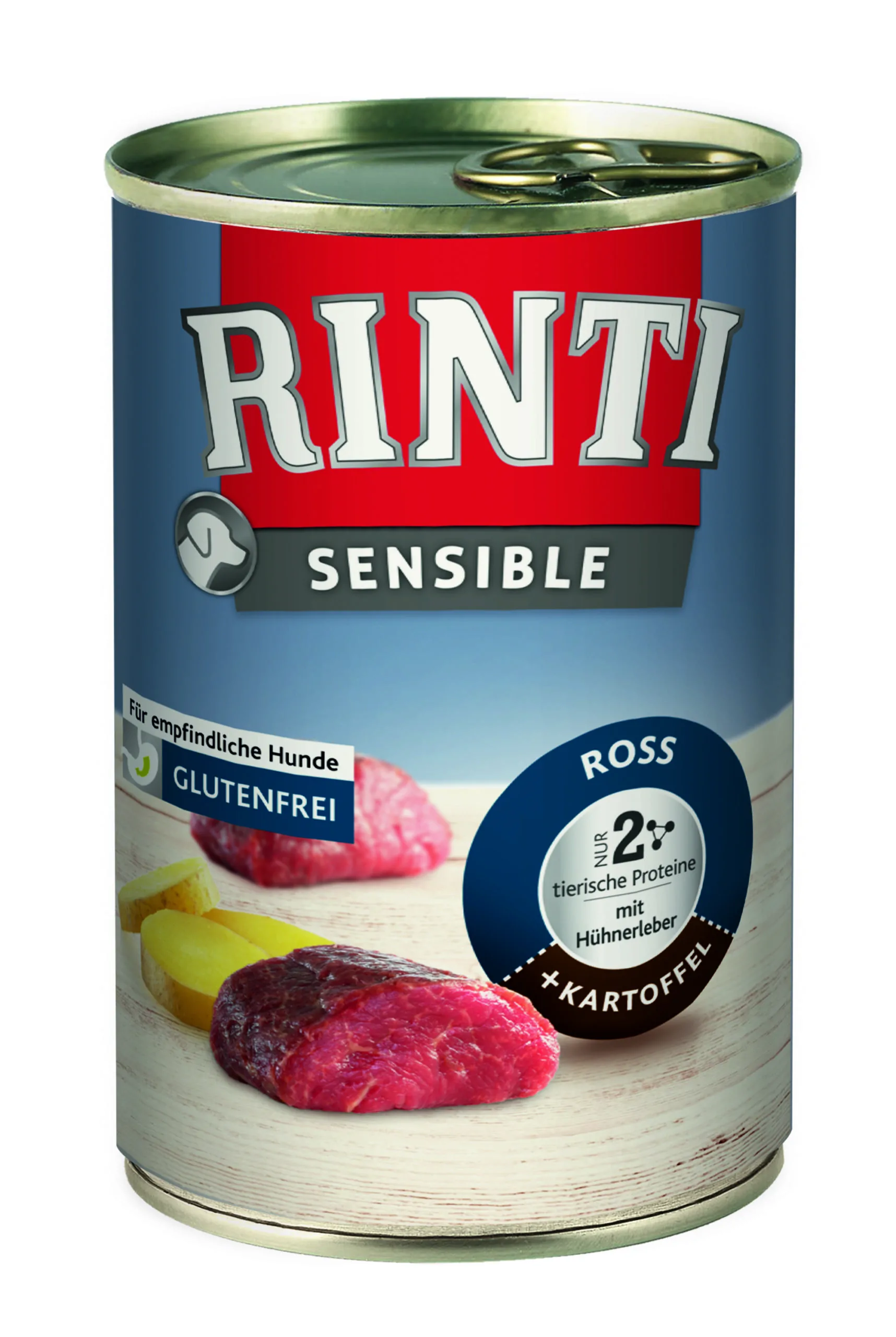Rinti Sensible Ross, Hühnerleber + Kartoffel - Dose