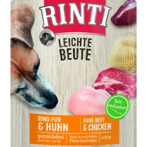 Rinti Leichte Beute Rind pur + Huhn 400g - Frischebeutel