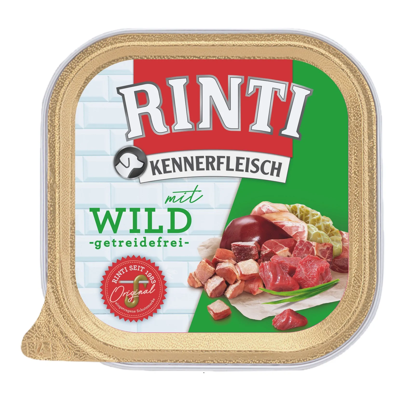 Rinti Kennerfleisch mit Wild 300g (Schale)