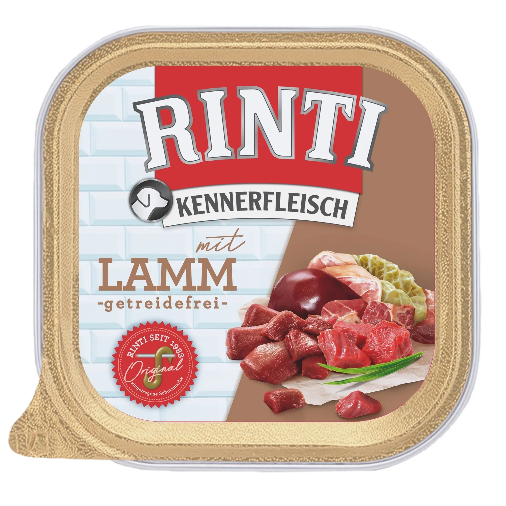 Rinti Kennerfleisch mit Lamm 300g (Schale)