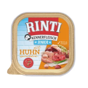 Rinti Kennerfleisch Junior mit Huhn 300g (Schale)