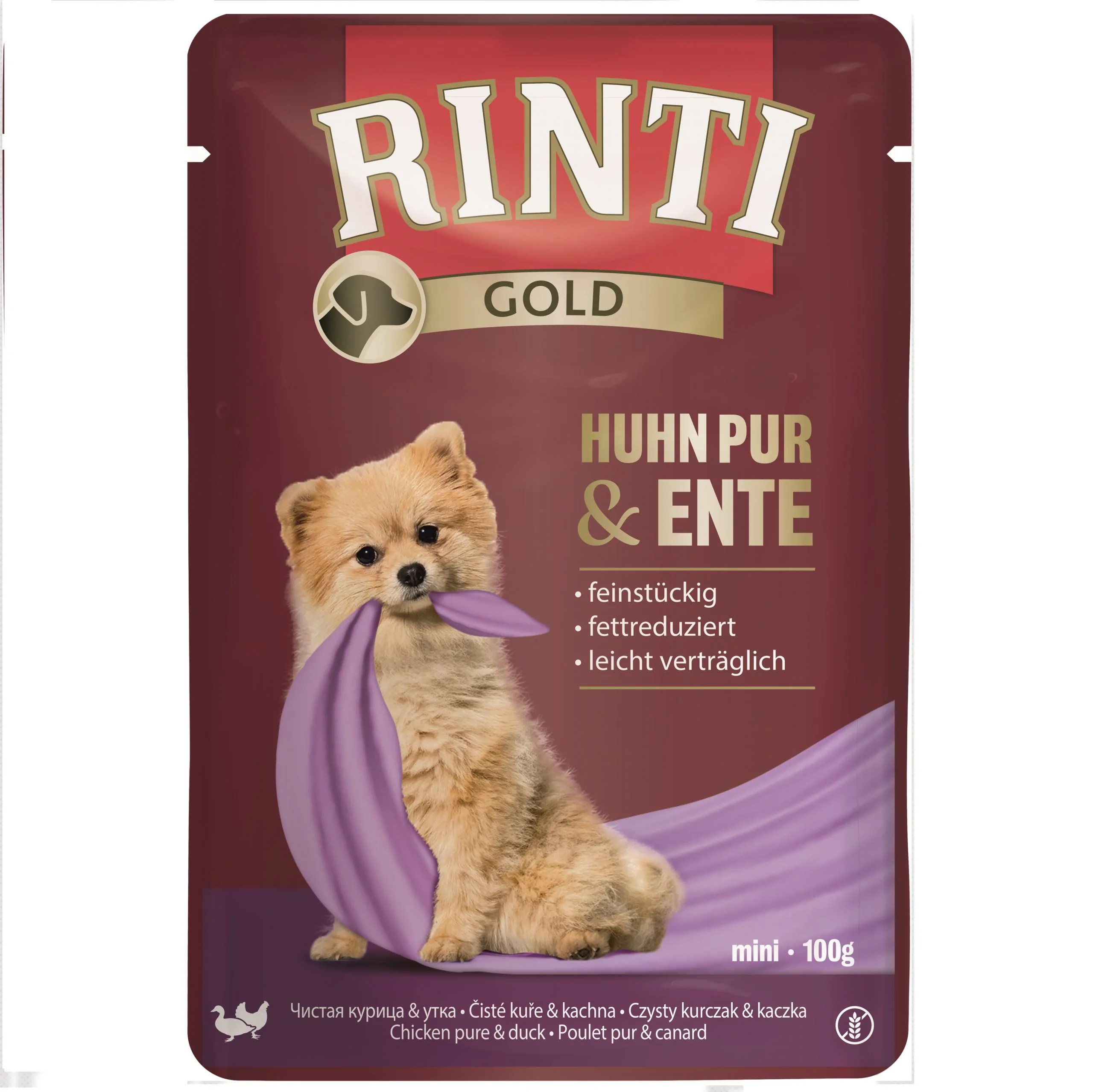 Rinti Gold Huhn Pur & Ente 100g - Frischebeutel