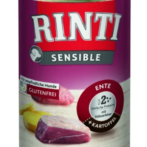 Rinti Sensible Ente, Hühnerleber + Kartoffel 400g - Dose