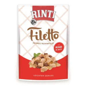Rinti Filetto Huhnfilet mit Rind 100g - Frischebeutel
