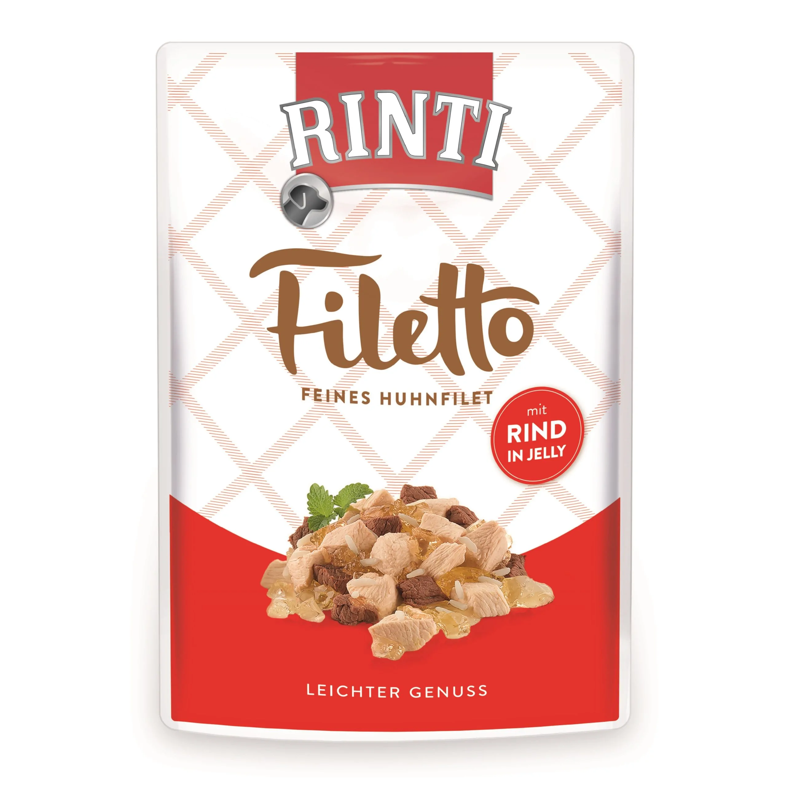 Rinti Filetto Huhnfilet mit Rind 100g - Frischebeutel