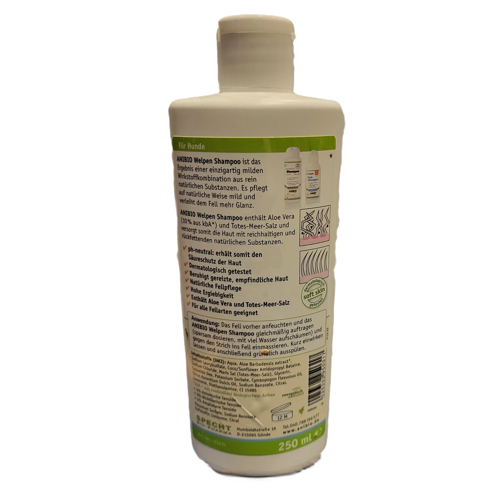 Anibio Welpen Shampoo 250ml – Bild 2
