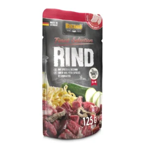 Belcando Finest Selection Rind & Spätzle mit Zucchini