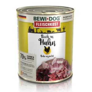 BEWI DOG  Fleischkost reich an Huhn - Dose - 800g