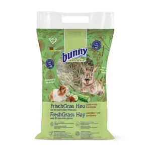 Bunny FrischGras Heu Gurke & rote Kornblume 500g