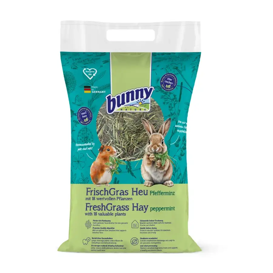 Bunny FrischGras Heu Pfefferminz 500g