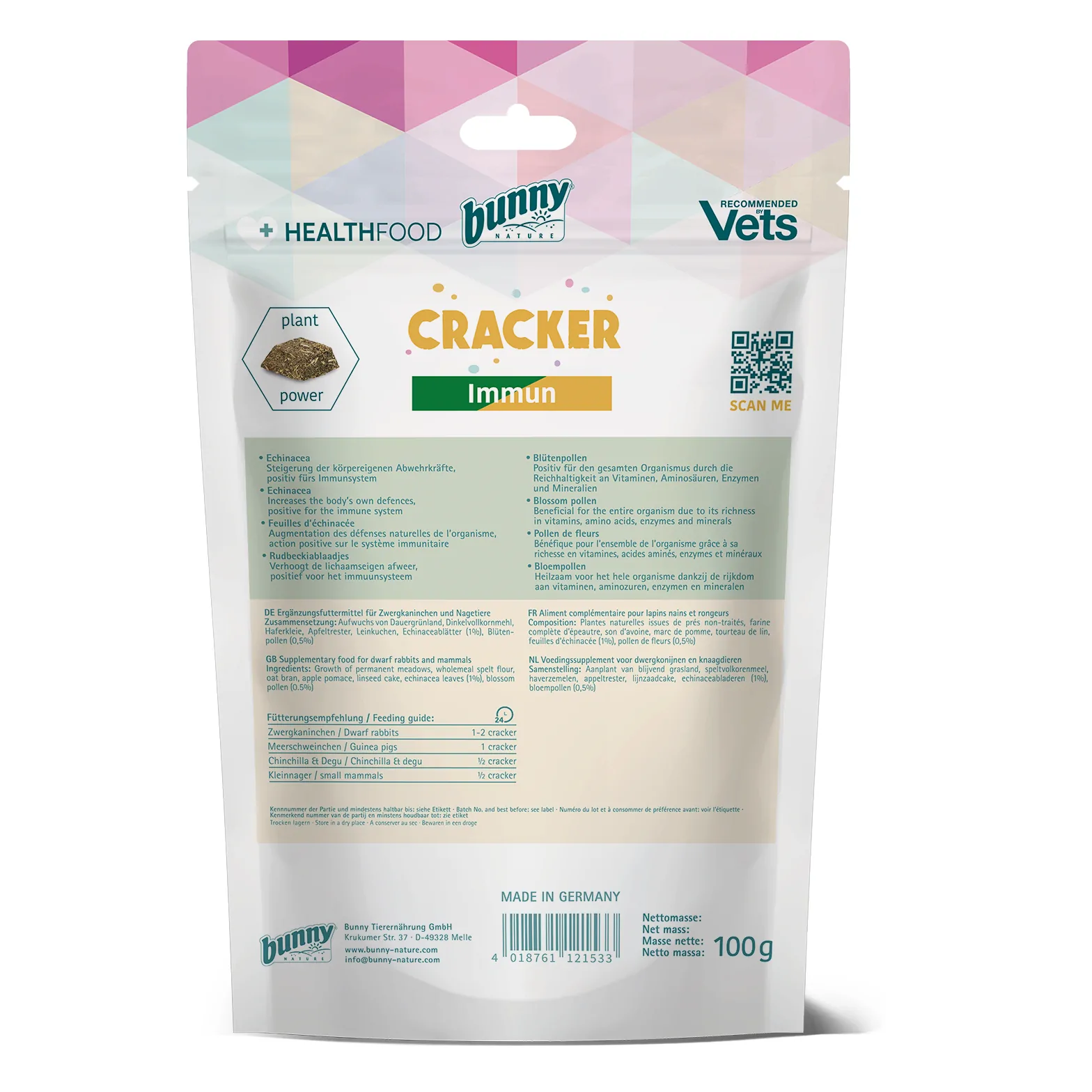 Bunny Nature Healthfood Immun Cracker 100g – Bild 2