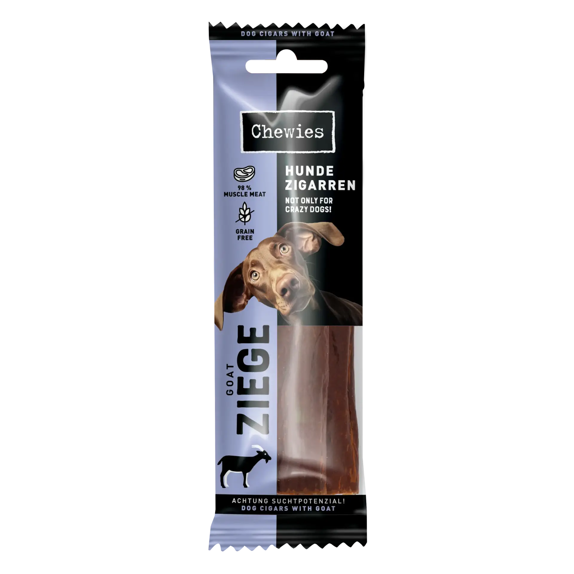 Chewies Hundezigarre Ziege 75g