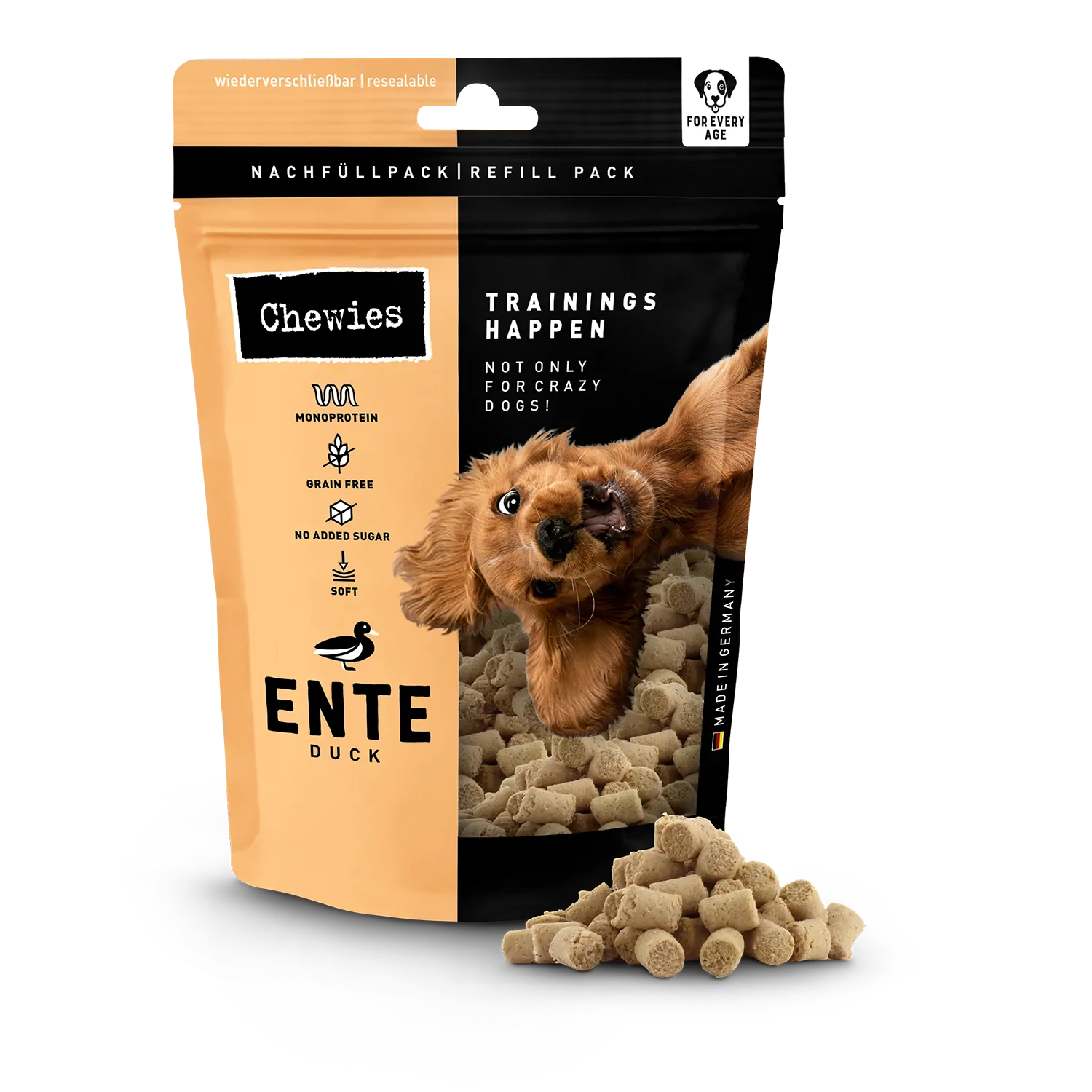 Chewies Trainings-Happen Ente 175g – Bild 3