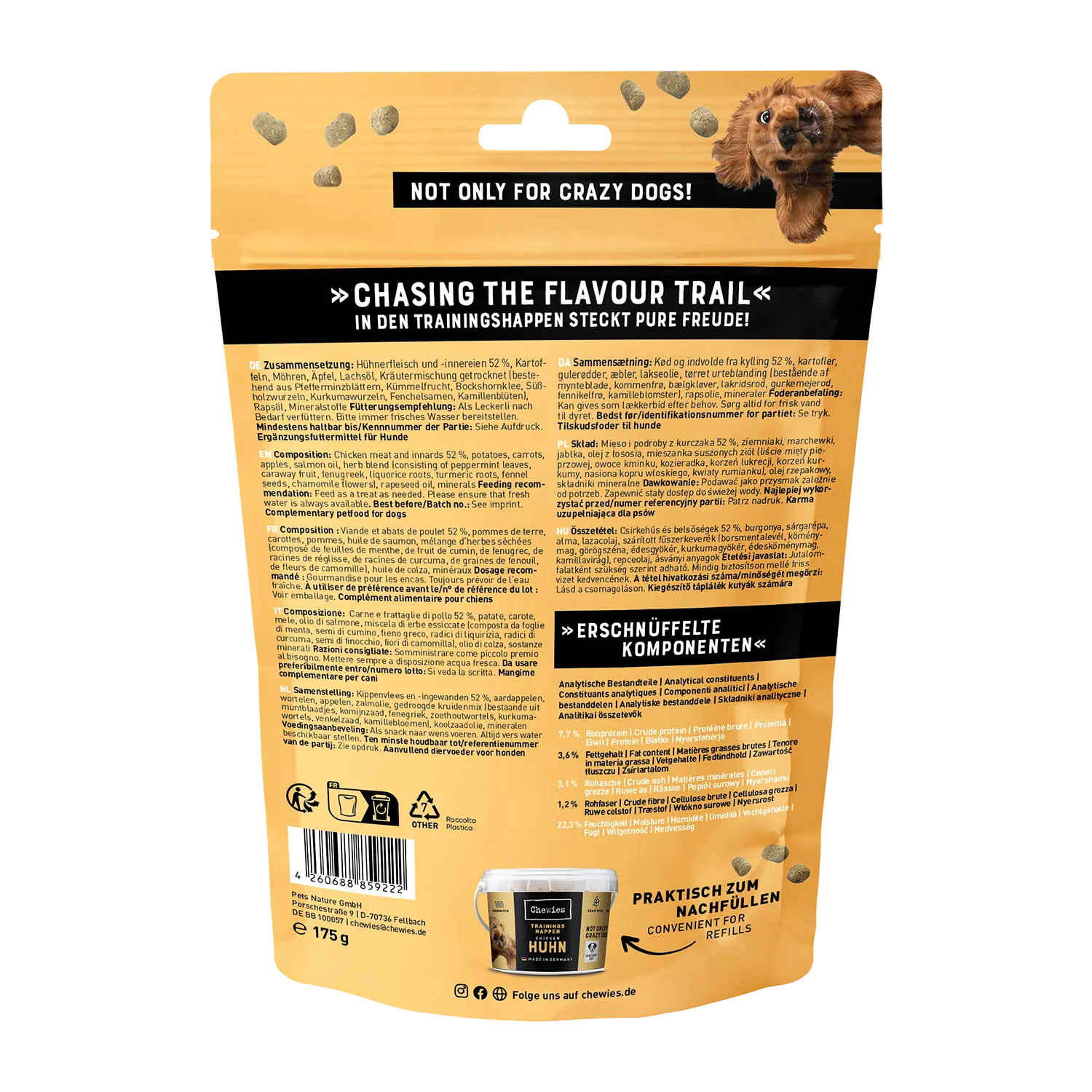 Chewies Trainings-Happen Huhn 175g – Bild 2