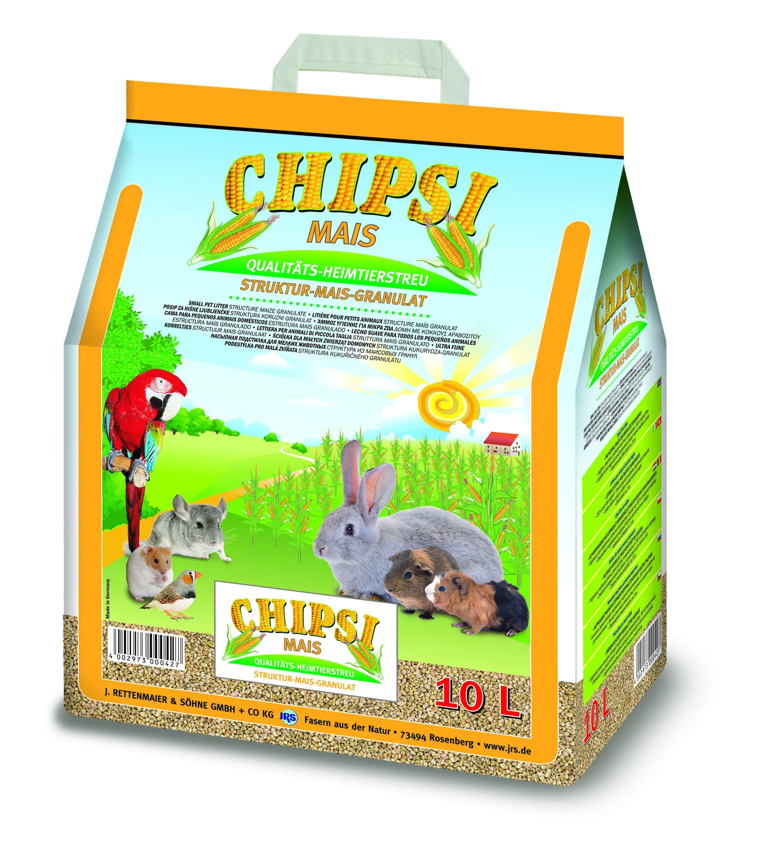 Chipsi Mais Einstreu 10L