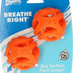 Chuckit Breathe Right Fetch Ball - M (2 Pack)