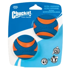 Chuckit Ultra Squeaker Ball - M (2 Pack)