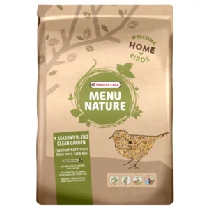 Versele Laga Menu nature 4 Seasons Blend Clean Garden / Terrassenmix Streufutter geschält für Wildvogel - 2,5kg