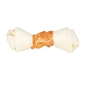 Trixie Denta Fun Knotted Chewing Bone Chicken, verpackt - 120g