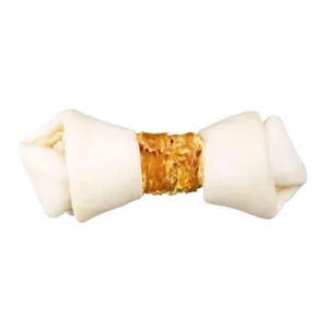 Trixie Denta Fun Knotted Chewing Bone Chicken, verpackt - 70g