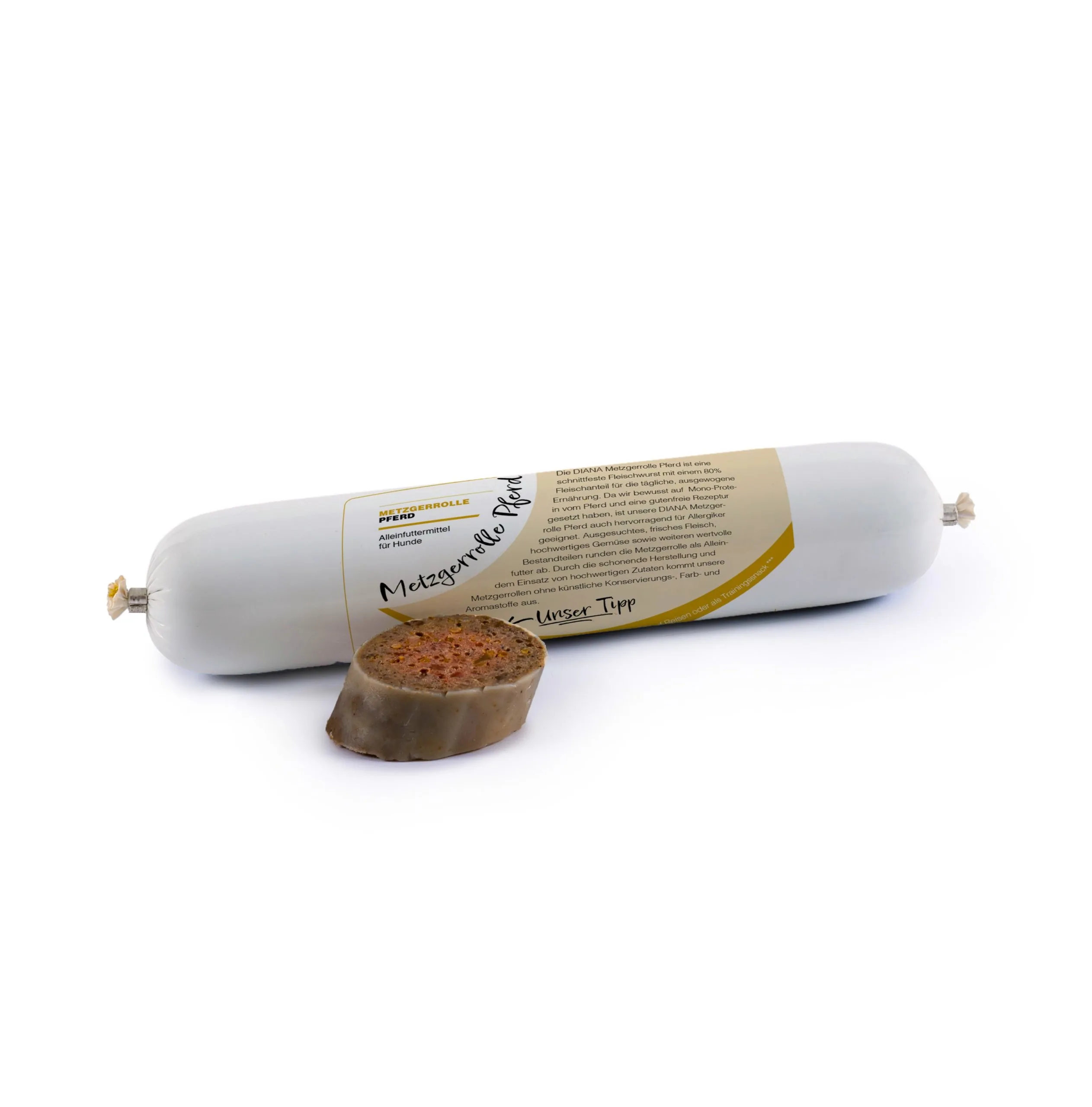 Diana Metzgerrolle Pferd mit Hirse und Rote Bete 400g