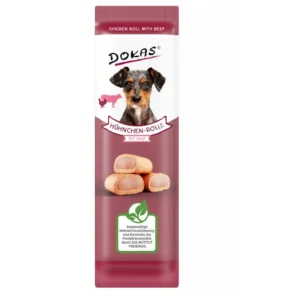 Dokas Hühnchenrolle mit Rind 10g