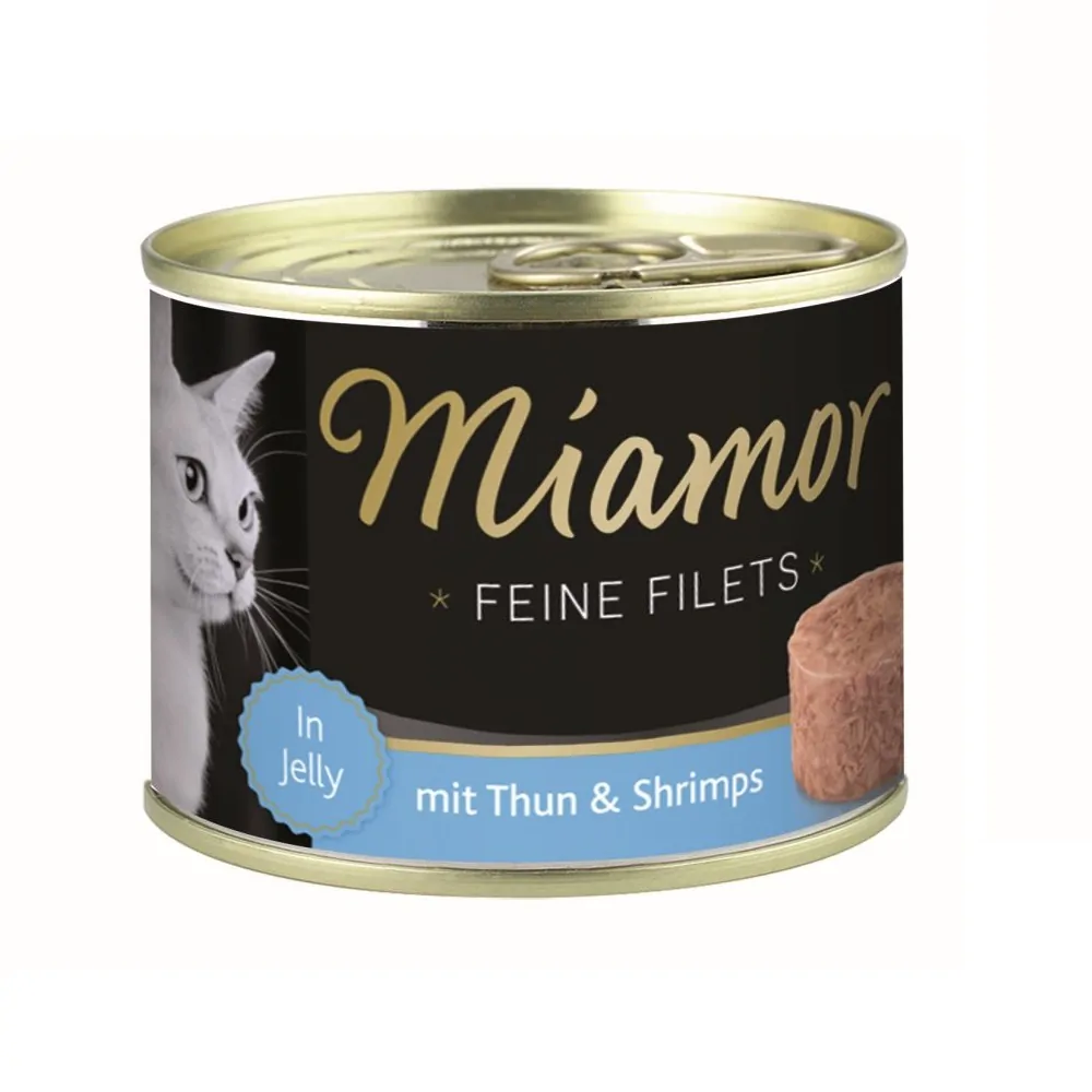 Miamor Feine Filets in Jellly Thun & Shrimps 185g