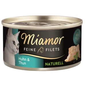 Miamor Feine Filets naturelle Huhn & Thunfisch 80g