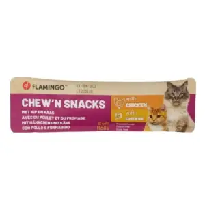 Flamingo Chew'n Snack Kreise mit Huhn & mit Käse 10g
