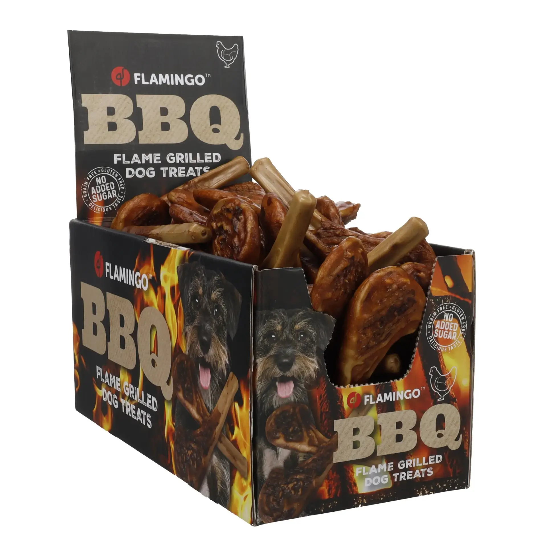 Flamingo Snacks BBQ Kotelett mit Huhn 1Stück lose ca.52g – Bild 2