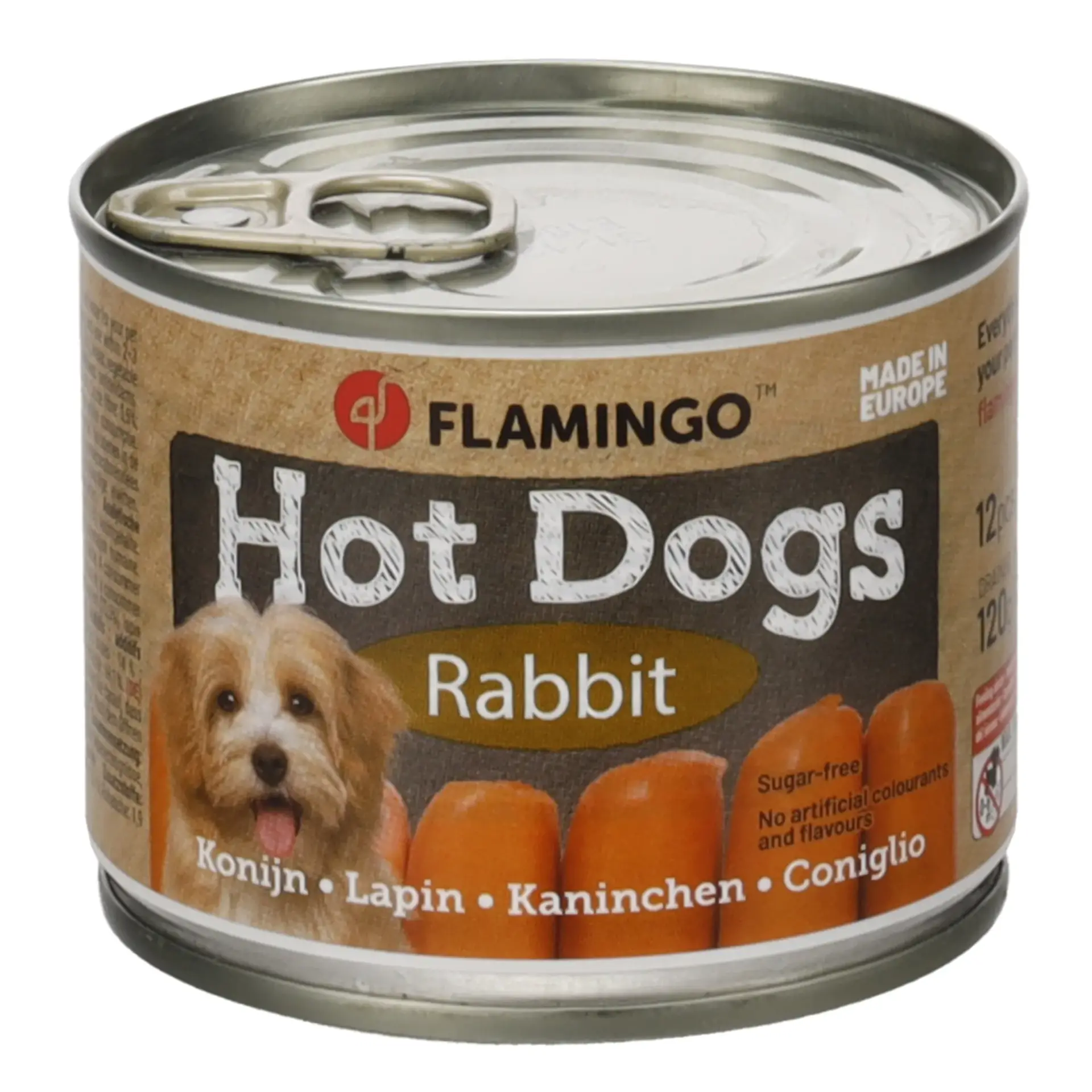Flamingo Snacks Cocktail mini Würstchen mit Kaninchen 120g