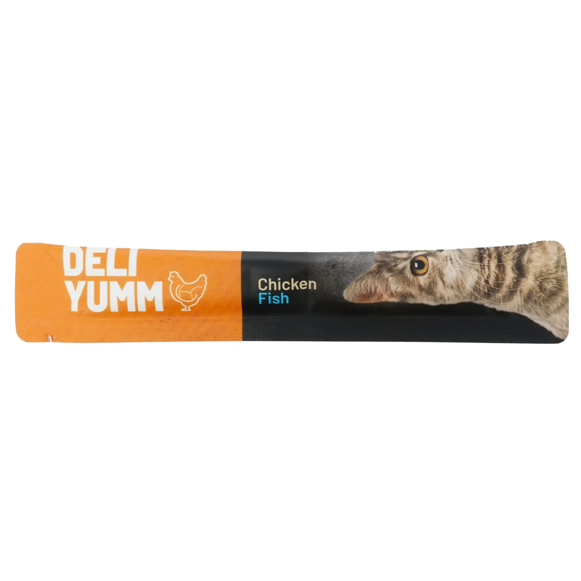 Flamingo Snacks Deli Yumm Creme anti-stress mit Chicken & Fish 70g – Bild 2