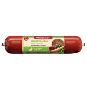 Fleischeslust - Kaninchen mit Rind, Erbse, Birne &roter Beete 400g
