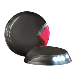 flexi Leine Leuchtsystem USB ø 7 cm - schwarz