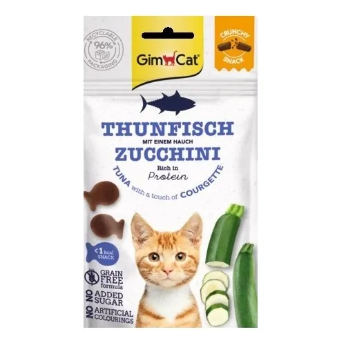 GimCat - Crunchy Snack Thunfisch mit Zucchini 50 g