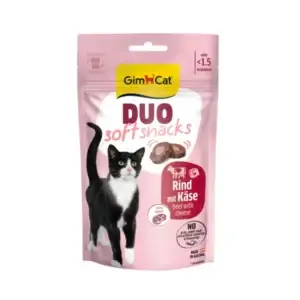 GimCat Duo softsnacks Rind mit Käse 50g