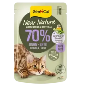 GimCat Near Nature Huhn & Ente 85g