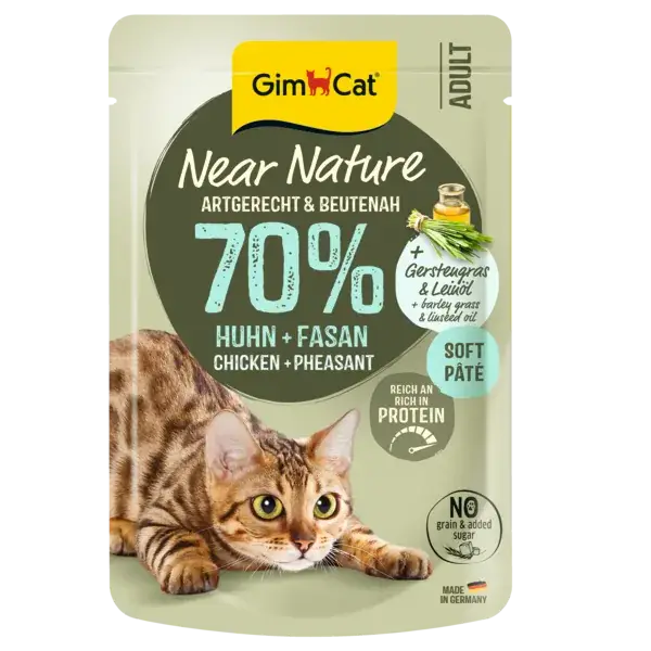 GimCat Near Nature Huhn & Fasan 85g
