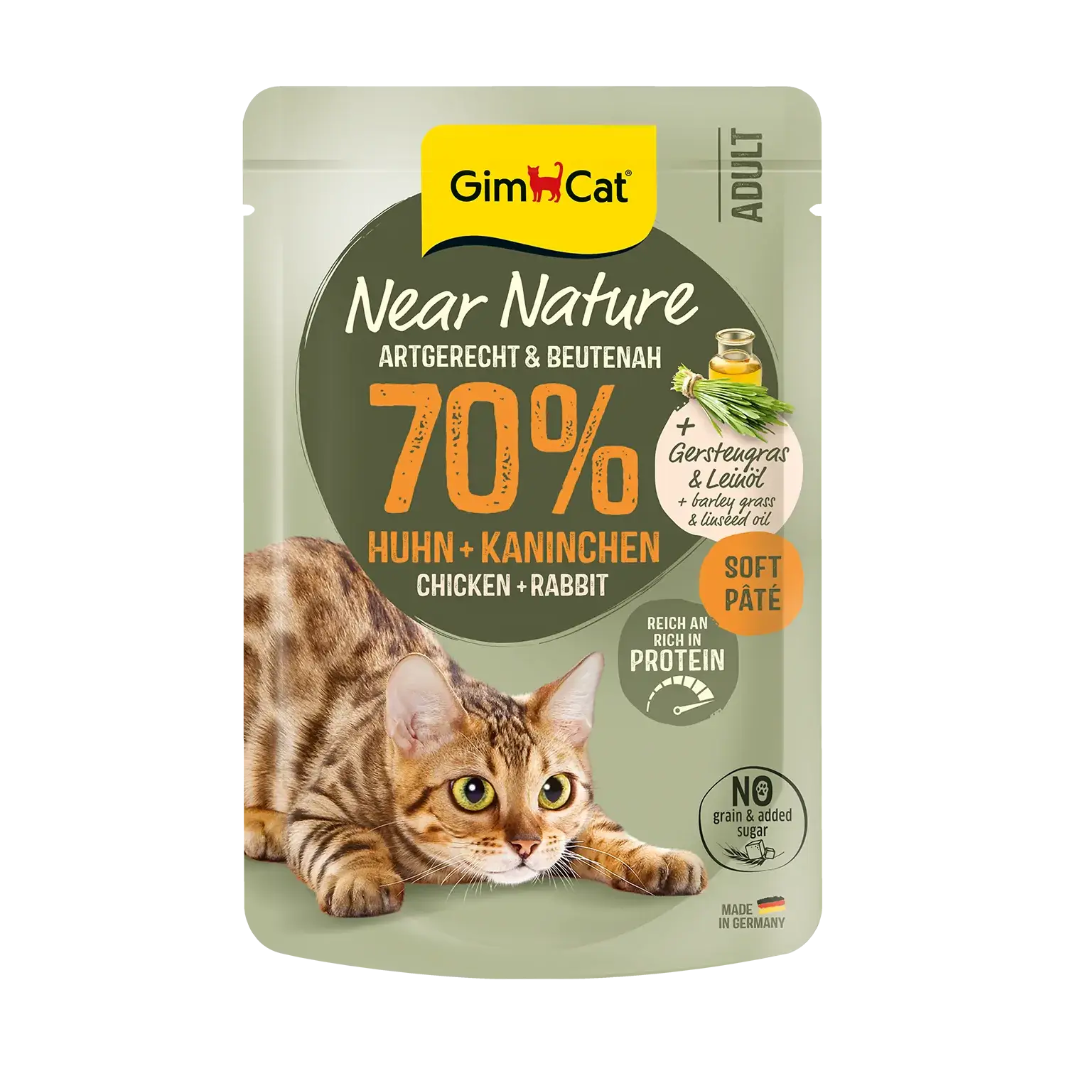 GimCat Near Nature Huhn + Kaninchen 85g