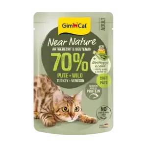 GimCat Near Nature Pute + Wild 85g